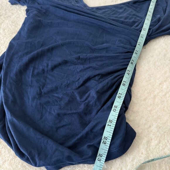 River & Sky Modal Tencel Chloe Top In Deep Blue, Size S - Picture 7 of 10